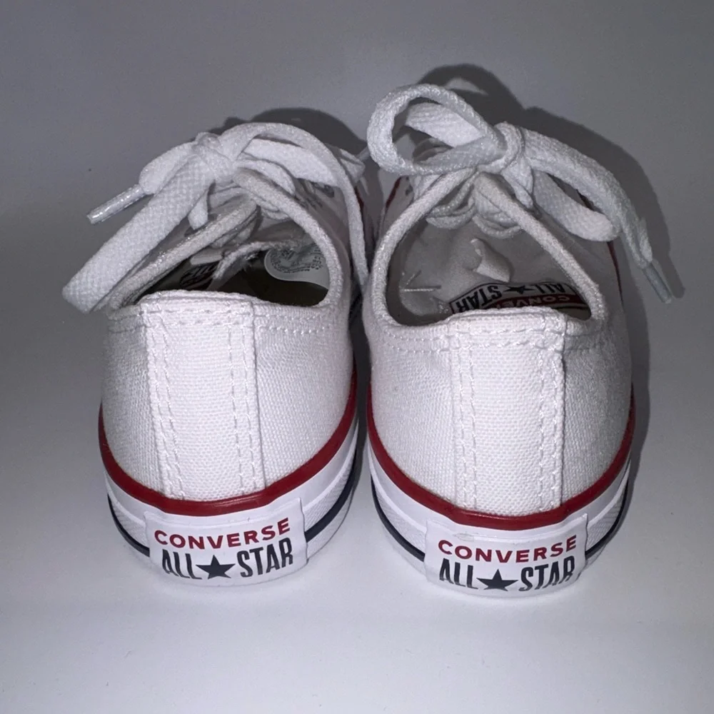 Converse White and Red Kids Sneakers